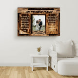 Immer bei dir (an ihn) - Paar-Leinwand