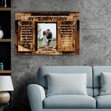 Immer bei dir (an ihn) - Paar-Leinwand