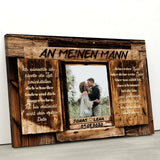 Immer bei dir (an ihn) - Paar-Leinwand