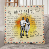 In meinem Herzen (an sie) - Paar-Kissen