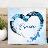 Schmetterlinge im Herzen - Großeltern-Kissen