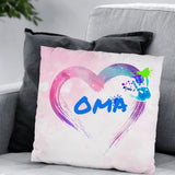 Hand aufs Herz - Großeltern-Kissen