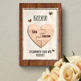 Zusammen sind wir perfekt! - Paar-Leinwand