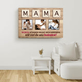 Familien Scrabble (Für Mama) - Eltern-Leinwand