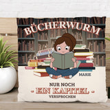 Bücherwurm - Freunde-Kissen