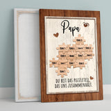 Zusammenhalt - Eltern-Leinwand