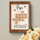 Zusammenhalt - Eltern-Leinwand