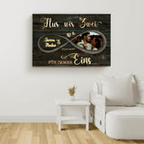 Für immer eins - Paar-Leinwand