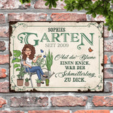 Gartenträumer - Outdoor-Türschild