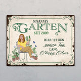 Gartenchiller - Outdoor-Türschild