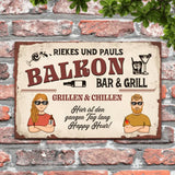 Unser Balkon - Outdoor-Türschild