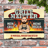 Für Meistergriller - Outdoor-Türschild