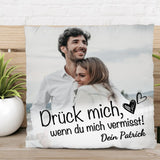 Wenn du mich vermisst - Paar-Kissen