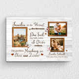 Familienglück - Familien-Leinwand