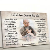 Für immer bei dir - Paar-Leinwand