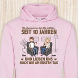 Wie am ersten Tag - Paar-Hoodie