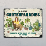 Mein Gartenparadies - Outdoor-Türschild