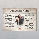 An meinen Schatz (an sie) - Paar-Poster