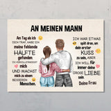 An meinen Schatz (an ihn - Emoji) - Paar-Poster