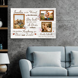 Familienglück - Familien-Leinwand