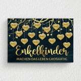 Die besten Enkelkinder - Großeltern-Leinwand