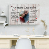 An meine Großeltern - Großeltern-Leinwand