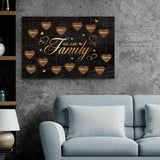 We are Family - Familien-Leinwand