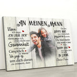 Mein Happy End (an ihn) - Paar-Leinwand