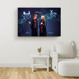 Zauber-Liebe - Paar-Leinwand (Querformat)