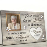 Ein Stückchen Himmel - Familien-Leinwand