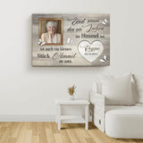 Ein Stückchen Himmel - Familien-Leinwand