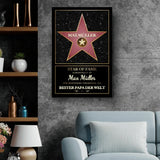 Leinwand "Bester Papa der Welt" mit Namen personalisiert von Love & Faith zum Vatertag