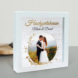 Hochzeitskasse - Paar-Holzspardose