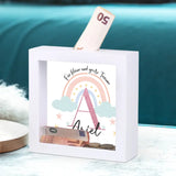 Initiale - Kinder-Holzspardose