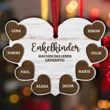 Meine Enkelkinder - Großeltern-Herzen Ornament