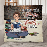 Bücherjunge - Freunde-Kissen