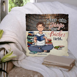 Bücherjunge - Freunde-Kissen