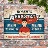 Für Macher (horizontal) - Heimwerker-Türschild