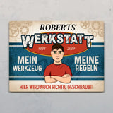 Für Macher (horizontal) - Heimwerker-Türschild