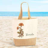 Eine Blume für Dich - Individuelle Tasche