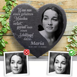 Ein Stückchen Himmel - Familien-Schieferherz