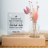 Muttertag - Personalisierter Blumenaufsteller für Mama