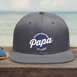 dunkelgraue Snapback Cap für Papa personalisiert von Love & Faith