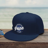 navy blaue Snapback Cap für Papa personalisiert von Love & Faith