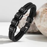 Familienbande - Individuelles Lederarmband Ringe