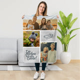 Personalisierte Kuscheldecke 70x100cm personalisierbar - gefertigt von Love & Faith