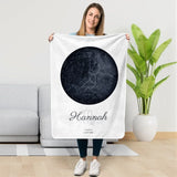 Personalisierte Kuscheldecke 70x100cm personalisierbar - gefertigt von Love & Faith