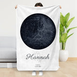 Personalisierte Kuscheldecke 100x150cm personalisierbar - gefertigt von Love & Faith