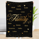 Personalisierte Kuscheldecke 150x200cm personalisierbar - gefertigt von Love & Faith