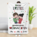 Personalisierte Kuscheldecke 100x150cm personalisierbar - gefertigt von Love & Faith